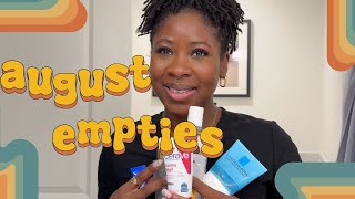 Watch me discuss dermatologist approved empties These products were so good I cut them open [upl. by Olivette]