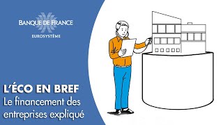 Le financement des entreprises expliqué  Banque de France [upl. by Elleon248]