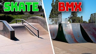 SKATE PARK VS BMX PARK [upl. by Petra]