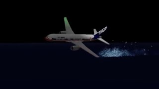 Aeroperú Flight 603 Roblox Crash Animation [upl. by Einahpehs]