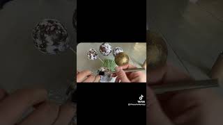 DIY de esferas Transformación de esferas viejas a esferas modernas🎄Video completo en mi canal [upl. by Nois977]