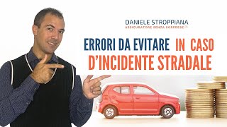 Cosa fare in caso di incidente auto [upl. by Margareta]