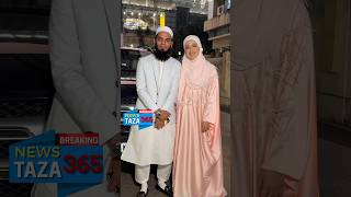 Sana Khan and Mufti Anas Spotted Together sanamalik muftianas shorts bollywoodnews [upl. by Sension]