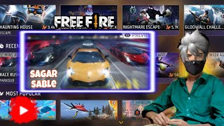 free fire RACE RUSH ON WHEELS sagarsable freefire [upl. by Etezzil]