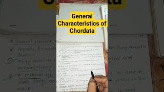 General characteristics of Phylum Chordata  chordates chordata zoology trendingshorts [upl. by Meryl260]