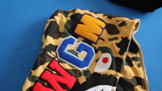 BAPE ORIGINAL LEGIT VS BAPE FALSA FAKE PT BR [upl. by Salene]