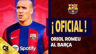 OFICIAL  ORIOL ROMEU NUEVO JUGADOR DEL FC BARCELONA ¡¡¡  MÁS MÚSCULO PARA EL MEDIOCAMPO [upl. by Lacee]