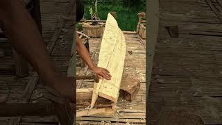 Wooden Kayak bushcraft [upl. by Nicolea]