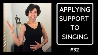 How to APPLY Breath Support to Singing [upl. by Eatnahc]