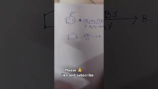 Important hydroboration Reaction  Organic chemistry  Neet Jee Chemistry shortsviralshortsvideo [upl. by Kenlee]