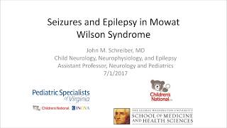 2017 MWSF Conference  Seizure and Epilepsy in Mowat Wilson Syndrome [upl. by Neelhtakyram776]