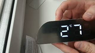 Часы Электронные Led Mirror Clock 018 [upl. by Rolyab]