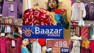 Baazar Kolkata latest Durga Puja Collection 2024 Gariahat kolkata [upl. by Netsrijk]