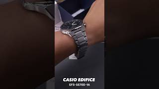 CASIO EDIFICE 카시오 에디피스 EFSS570D1A shorts watch 카시오시계 fashion [upl. by Philine236]