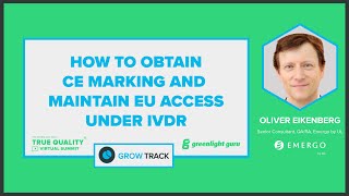 IVDR Checklist for Obtaining CE Marking amp Maintaining EU Market Access [upl. by Ermina693]