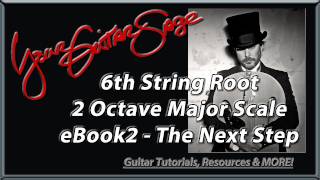 6th String Root 2 Octave Major Scale  Beginner Guitar Lesson [upl. by Annaya]