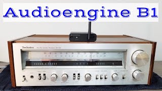 How to Bluetooth to any Vintage Home Stereo using Audioengine B1 Bluetooth Receiver [upl. by Oirottiv]