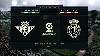 ⚽️ Real Betis vs Mallorca ⚽️  La Liga 21022020  Fifa 20 [upl. by Horatius]