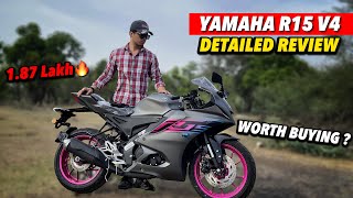 2024 Yamaha R15 V4 Detailed Review  Good for daily use [upl. by Wiatt]