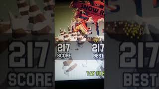 snow Rider my best record 222 [upl. by Essyle]