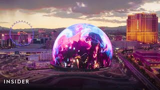 How 12 Million LED Lights Bring Las Vegas Sphere To Life  Insider News [upl. by Aicelef296]