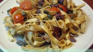 COMO HACER PASTA CON ANCHOA Y TOMATITOS CHERRY [upl. by Sonni]