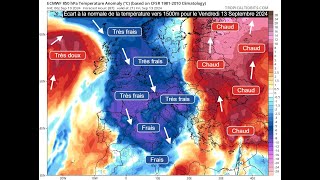 Vers une Vague de Froid Marquée en Septembre 2024 en France  Explication du Phénomène  Météo [upl. by Iva]