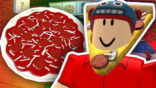 WORKING AT A PIZZA PLACE  Roblox [upl. by Jackelyn]