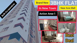 Brand New 3bhk Flat for Sale in New Town Action Area1 3 sides open on road near Shopping Mall [upl. by Warfeld563]