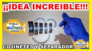 IDEA CON METALES O COJINETES DE BIELA Y SEPARADOR AXIAL [upl. by Enilec925]