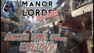 MANOR LORDS first big patch what you need to know [upl. by Anayaran80]