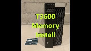 How to install MemoryRam in to a Precision T3600 Workstation [upl. by Olumor]