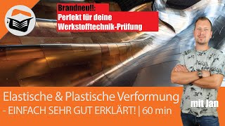 Elastische  Plastische  Verformung  Viskose  Bruch  🔥Brandneu🔥 Einfach gut erklärt mit Jan [upl. by Alba]