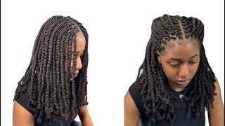 Passion Twists Tutorial  Easy Protective Natural Hairstyle [upl. by Elsa303]