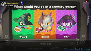 Splatoon 3  Splatoween 2024 Results  Wizard vs Knight vs Ninja Splatfest Results [upl. by Geller]