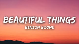 Benson Boone  Beautiful Things Lyrics [upl. by Nalad]