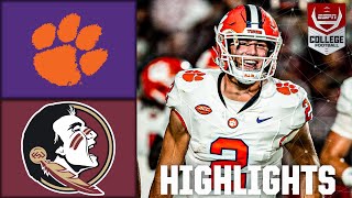 Clemson Tigers vs Florida State Seminoles  Full Game Highlights  ESPN College Football [upl. by Paulina]