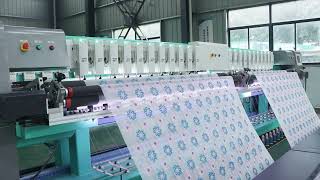 Chenille Quilting machine an Embroidery Machine Has no Any Thread Break Problem [upl. by Columba]