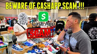 BEWARE OF THIS CASHAPP SCAM  CASHING OUT AT SNEAKER EVENT IN CHARLOTTE NC THESNEAKEREXIT [upl. by Mumford]