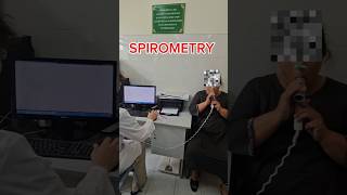 SPIROMETRY TEST pulmonary lungs medicalstudent healthcare pulmonology breathing test [upl. by Scarlet]