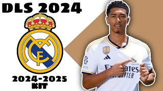 DLS 2024 CUSTOM KIT INPUT  DREAM LEAGUE SOCCER 2024  DLS 2024 REAL MADRID CF KIT 😎 [upl. by King]