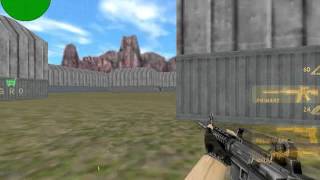 Counter Strike 16 aim ak colt training [upl. by Anaugal]