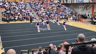 Civic Memorial Highschool 2023 Edwardsville High School Cheerleading Competition Illinois [upl. by Spieler]