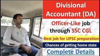 Divisional Accountant through SSC CGL Complete Details Interview of Prakhar Singh DA with Shubham [upl. by Picker646]