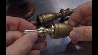 Making a Brass Finial for My Bowling Ball Candy Dish [upl. by Alane599]