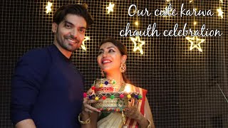 Our simple karwa chauth celebration  HINDI  Debina Decodes [upl. by Aip989]