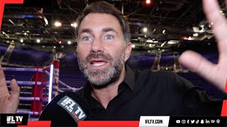 I CANT HIDE MY EMOTIONS FOR KATIE  EDDIE HEARN IMMEDIATE REACTION TO TAYLOR BEATING CAMERON [upl. by Ime5]