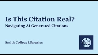 Is this citation real How to verify AI generated citations [upl. by Carrick628]