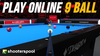 Play Online 9Ball with Worldwide Billiard Players  Gameplay Shooterspool [upl. by Hama]