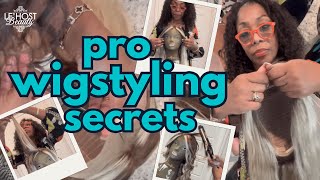 Transforming a Wig with Custom Layers and Curls  WigStyling HairTips [upl. by Webber]